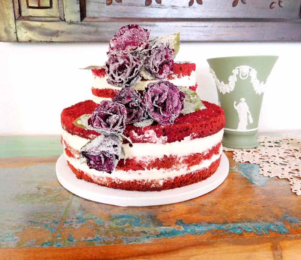 Red Velvet Naked Cake Cookie Connection